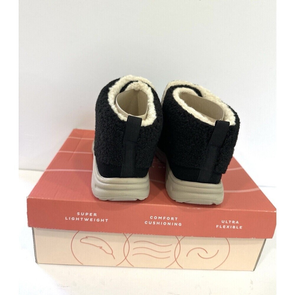 Easy Spirit SE Brindle2 Women’s Booties Black Size 9 Wide Comfort Fleece Lined - Picture 5 of 8